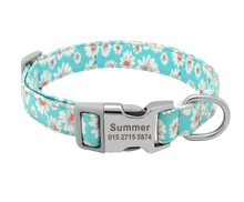Load image into Gallery viewer, Customized Printed Pet Collar Nylon Dog Collar
