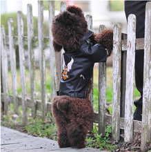 Load image into Gallery viewer, Glorious Eagle  Dog  PU Leather Jacket