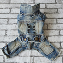 Load image into Gallery viewer, legged jeans pants Holes clothes with cap