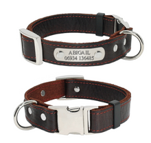 Load image into Gallery viewer, Customized Dog Collars Genuine