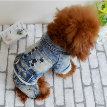 Load image into Gallery viewer, legged jeans pants Holes clothes with cap