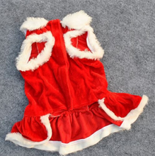 Load image into Gallery viewer, Pet Puppy Red Christmas Dog Dress