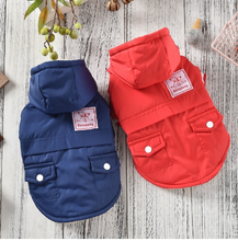 Load image into Gallery viewer, Pocket Hat Dog Jacket