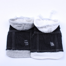 Load image into Gallery viewer, DAFI Dog Jacket with Hat Cat Denim Vest Jeans