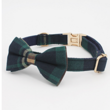Load image into Gallery viewer, Tweed Tartan Dog Collar